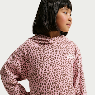 Conjunto de 2 piezas de tela de canalé para niños talla pequeña Nike Wild Warmth
