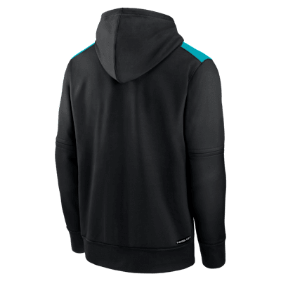 Miami Marlins Authentic Collection City Connect Men's Nike Therma MLB Pullover Hoodie