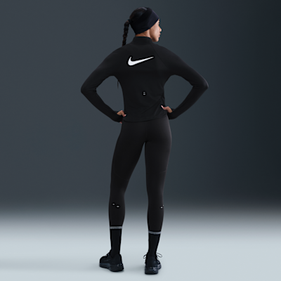 Nike Tempo 7/8-os, magas derekú női futóleggings
