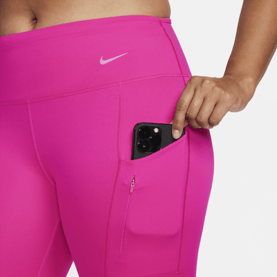 Nike Go Leggings de 7/8 de talle medio y sujeción firme con bolsillos - Mujer