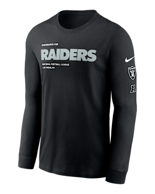 Мужская футболка Las Vegas Raiders Play To Win Essential Nike NFL Long-Sleeve