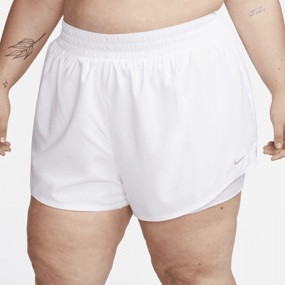 Nike Dri-FIT One Women's High-Waisted 3" 2-in-1 Shorts (Plus Size)