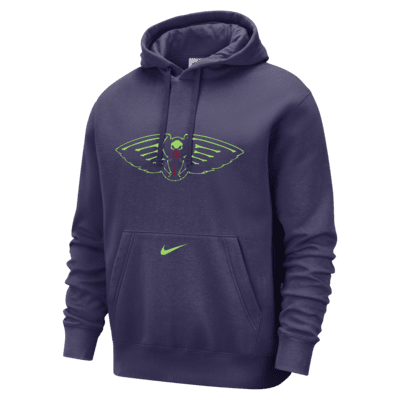 New Orleans Pelicans Club City Edition Men's Nike NBA Fleece Pullover Hoodie