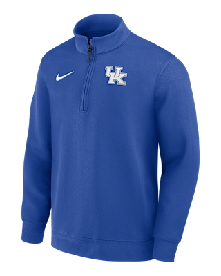 Мужские  Kentucky Coaches Nike Dri-FIT College Long-Sleeve 1/2-Zip Top