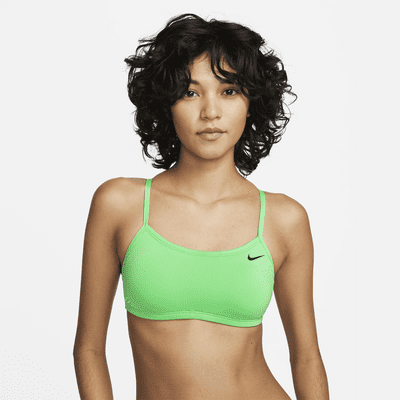 Prenda superior de bikini con espalda deportiva Nike Essential