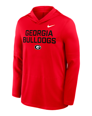 Мужские  Georgia Sideline Nike Dri-FIT College Long-Sleeve Hooded Top