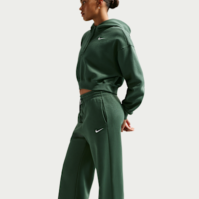 Pantaloni palazzo a vita alta Nike Sportswear Phoenix Fleece – Donna