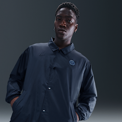 Chelsea FC Club Nike fotballtrenerjakke til herre