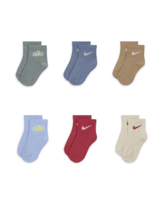 Детские носки Nike Everyone From Day One Baby (0-6M) Socks Box Set (6-Pairs)