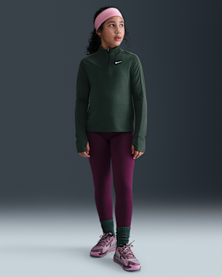 Детские тайтсы Nike One Big Kids' (Girls') Dri-FIT High-Waisted Leggings