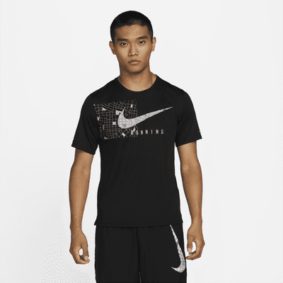 Nike Dri-FIT UV Miler Run Division Men's Short-Sleeve Graphic Running Top