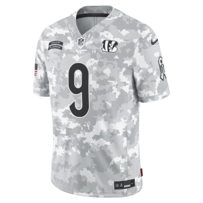 Joe Burrow Cincinnati Bengals Salute to Service Men's Nike Dri-FIT NFL Limited Jersey