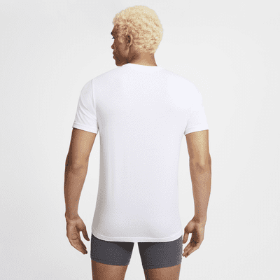 Nike Luxe Cotton Modal Men's Slim Fit Crew-Neck Undershirt (2-Pack ...