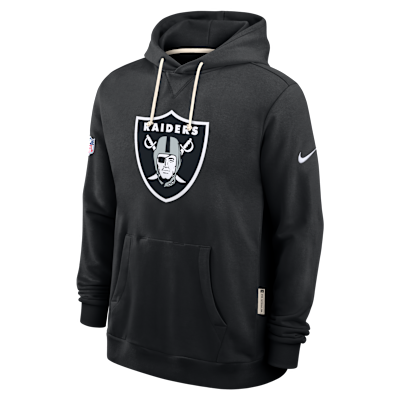 Las Vegas Raiders Initial Home Sideline Men's Nike Dri-FIT NFL Pullover Hoodie