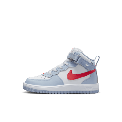 Nike Force 1 Mid EasyOn-sko til mindre børn