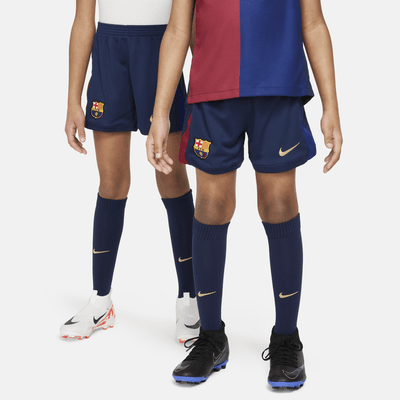 F.C. Barcelona 2024/25 Stadium Home Younger Kids' Nike Football Replica 3-Piece Kit