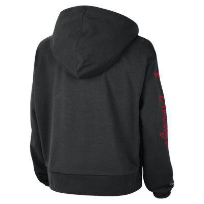 Chicago Bulls Standard Issue Women's Nike Dri-FIT NBA Pullover Hoodie