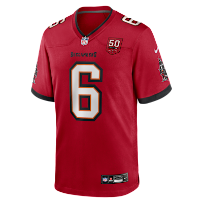 Baker Mayfield Tampa Bay Buccaneers 50th Anniversary Men's Nike NFL Game Jersey