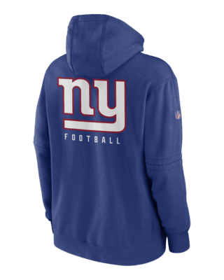 Nike Sideline Club (NFL New York Giants) Women's Pullover Hoodie.