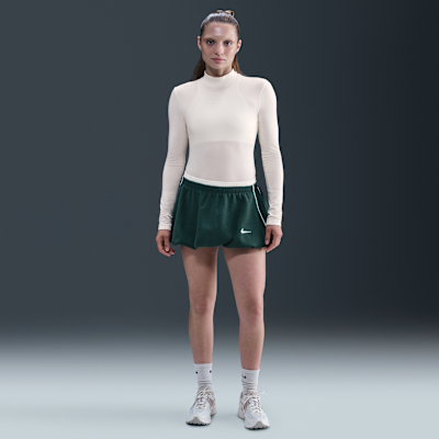Playera de manga larga slim con cuello alto para mujer Nike Sportswear Chill Knit