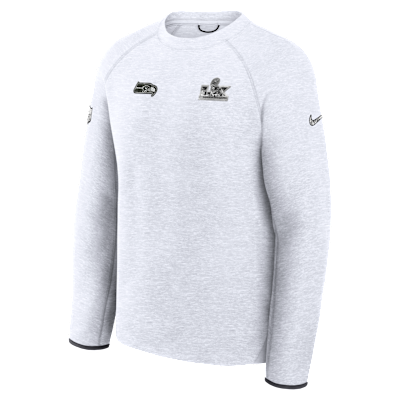 Seattle Seahawks Super Bowl LX Opening Night Tech Fleece Men's Nike NFL Pullover Crew