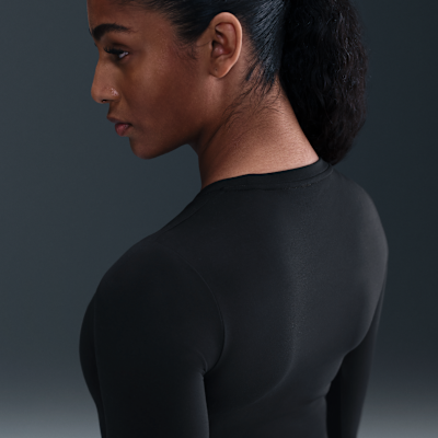 Dámské tričko Nike One Fitted Dri-FIT s dlouhým rukávem