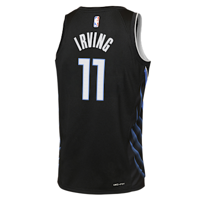 Jersey Nike de la NBA Swingman para niños talla grande Kyrie Irving Dallas Mavericks City Edition