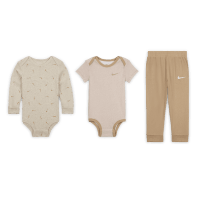 Nike Baby Essentials Baby (12-24M) 3-Piece Bodysuit Set