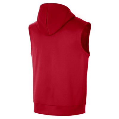 Felpa con cappuccio senza maniche Chicago Bulls Spotlight Nike Dri-FIT NBA – Uomo