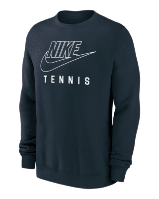 Мужской свитшот Nike Swoosh Club Fleece Tennis Pullover Crew-Neck для тенниса