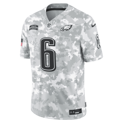 DeVonta Smith Philadelphia Eagles Salute to Service Men's Nike Dri-FIT NFL Limited Jersey