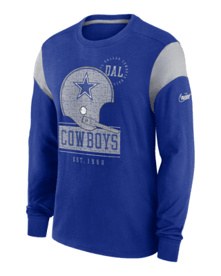 Nike Cowboys Slub Rewind Playback Helmet L/S T-Shirt - Men's