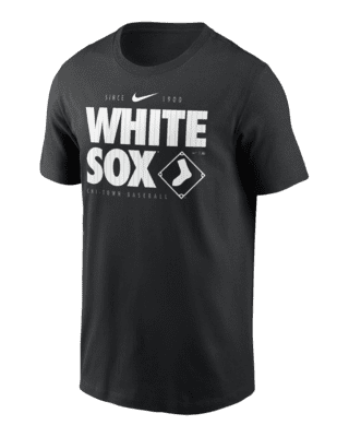 Nike Chicago White Sox Men's Short Sleeve Baseball Shirt Black