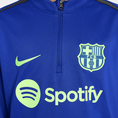 FC Barcelona Academy Pro Nike Dri-FIT Fußball-Drill-Oberteil für ältere Kinder