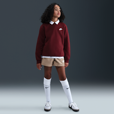 Sudadera para niños talla grande Nike Sportswear Club Fleece