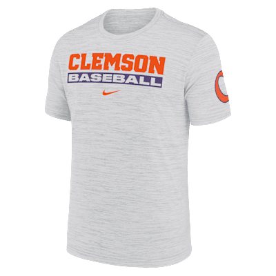 Clemson Tigers Velocity Baseball Wordmark Stack