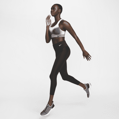 Ovadderad sport-BH Nike Swoosh Flyknit med mycket stöd för kvinnor