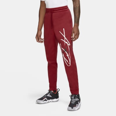 red nike therma pants