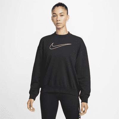 Sudadera de cuello redondo con gráfico para mujer Nike Dri-FIT Get Fit