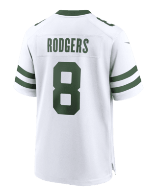 Aaron Rodgers New York Jets Nike Green Game Men's Jersey, M / Green