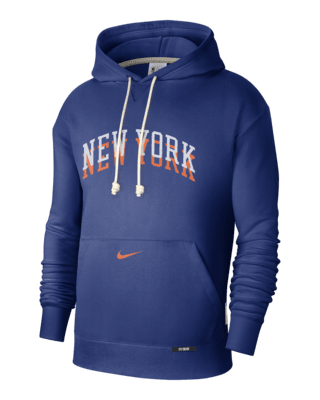 Мужское худи New York Knicks Standard Issue City Edition Nike Dri-FIT NBA Courtside Hoodie