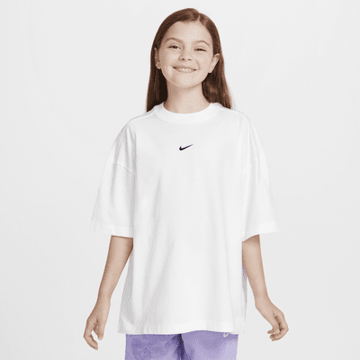 Playera oversized para niña talla grande Nike Sportswear