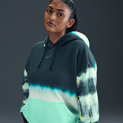 Nike Sportswear Phoenix Fleece x NorBlack NorWhite Women's Oversized Printed Pullover Hoodie