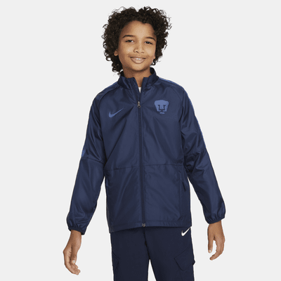 Chamarra de fútbol Nike para niños talla grande Pumas UNAM Repel Academy AWF