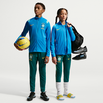 Brazil Academy Pro Big Kids' Nike Dri-FIT Soccer Knit Tracksuit