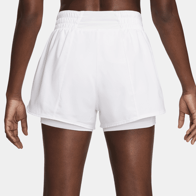 Shorts 2 en 1 Dri-FIT de tiro alto de 8 cm para mujer Nike One