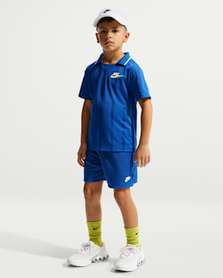 Детские шорты Nike Sportswear Little Kids' Victory Lap 2-Piece Mesh Shorts Set