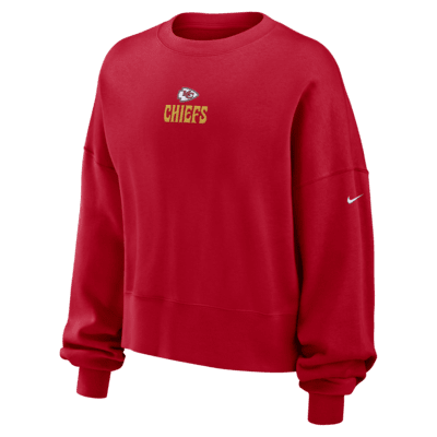 Kansas City Chiefs Rewind Women's Nike NFL Pullover Crew