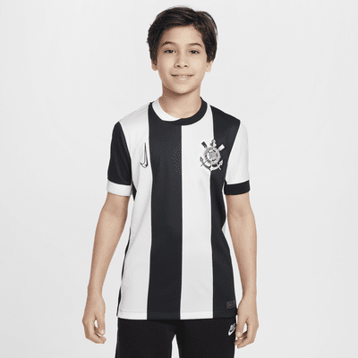 S.C. Jersey de fútbol Nike Dri-FIT Replica del S.C. Corinthians alternativo 2024/25 Stadium para niños talla grande