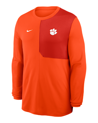 Мужские  Clemson Sideline Coach Nike Dri-FIT College Long-Sleeve Top